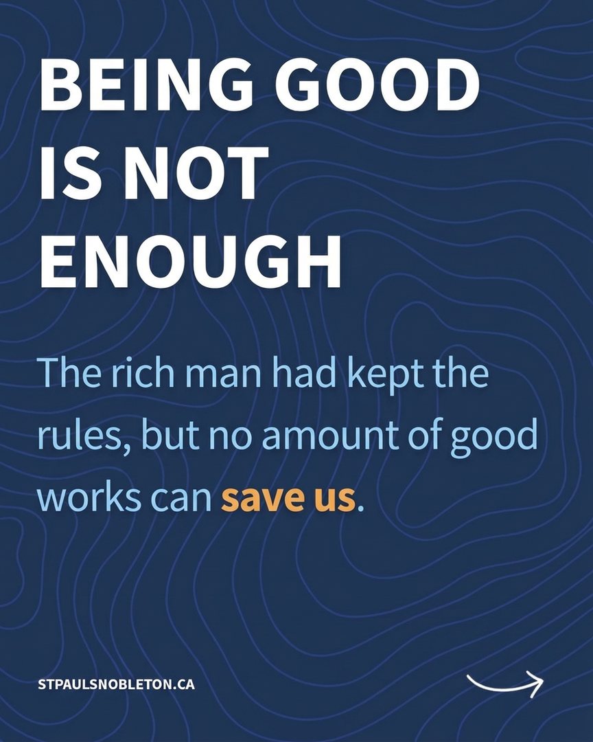 Being good is not enough