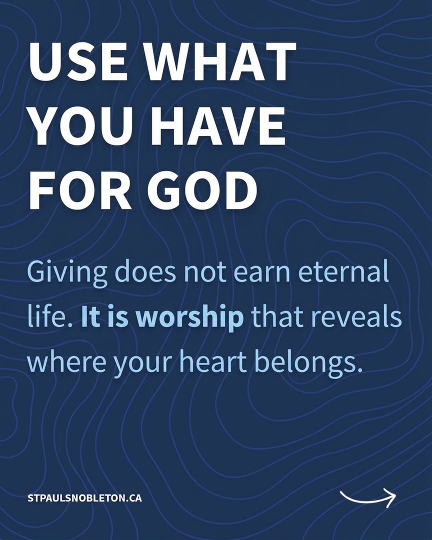 Use what you have for God